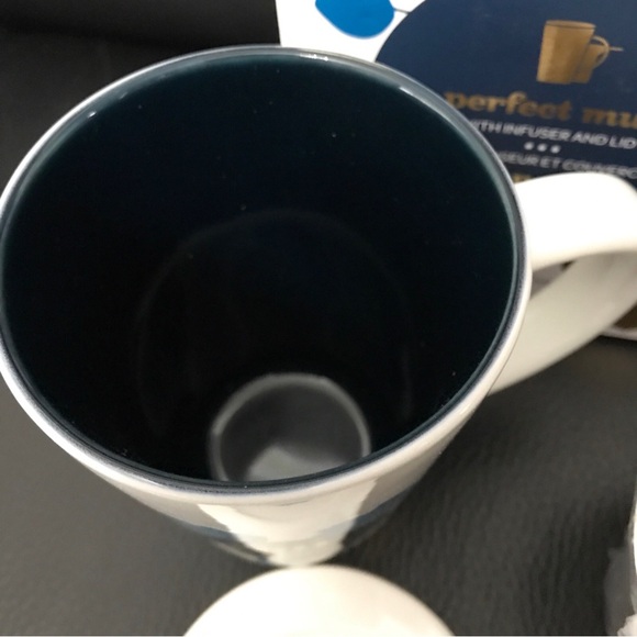 David’s Tea perfect mug with infuser and lid . NWB 12 oz - Picture 2 of 4
